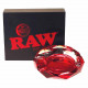 Cenicero Raw Ruby Red Cristal